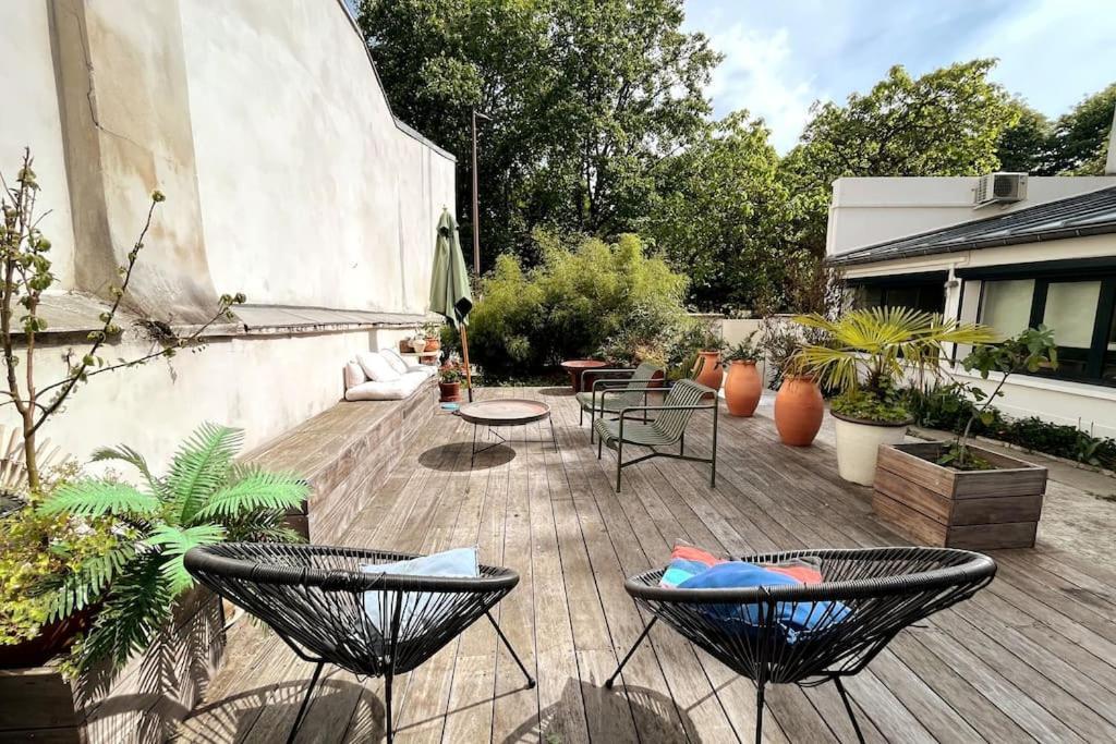 Loft Familial Avec Grand Jardin Verdoyant * Paris