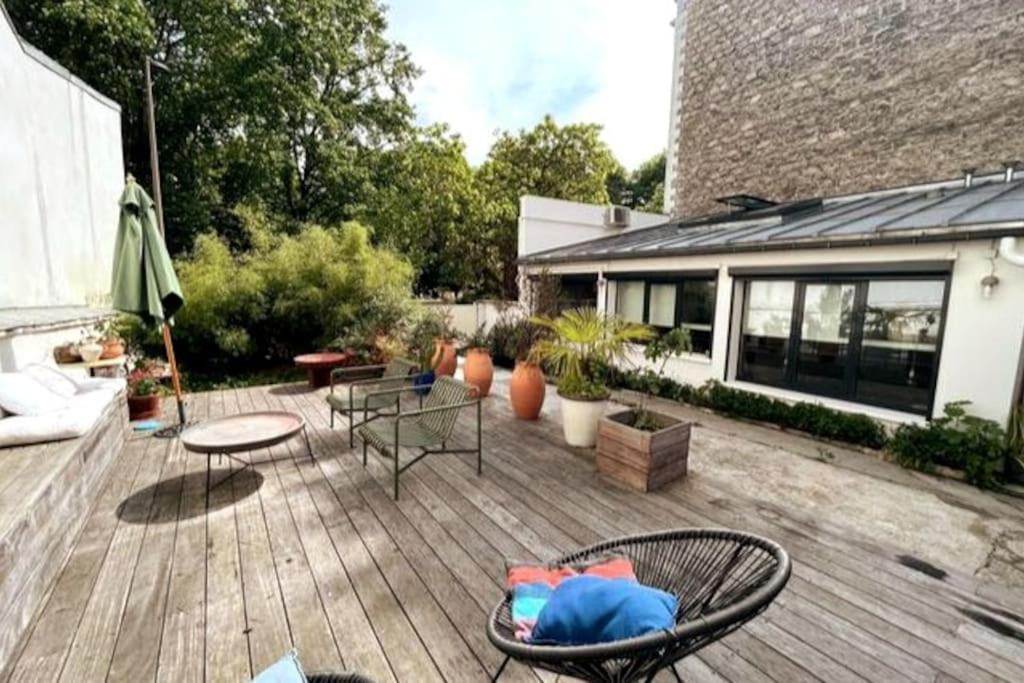 Loft Familial Avec Grand Jardin Verdoyant Holiday home Paris